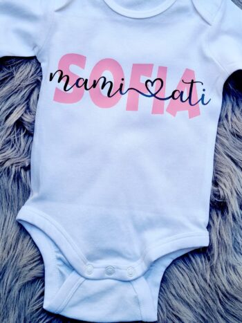 otroški bodi- Mami ati sofia