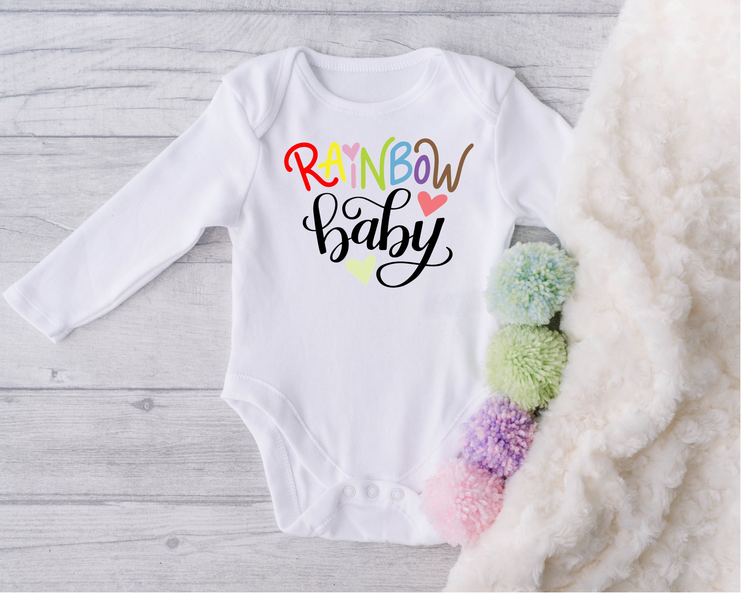 otroški bodi - Rainbow baby 1 otroški bodi - Rainbow baby