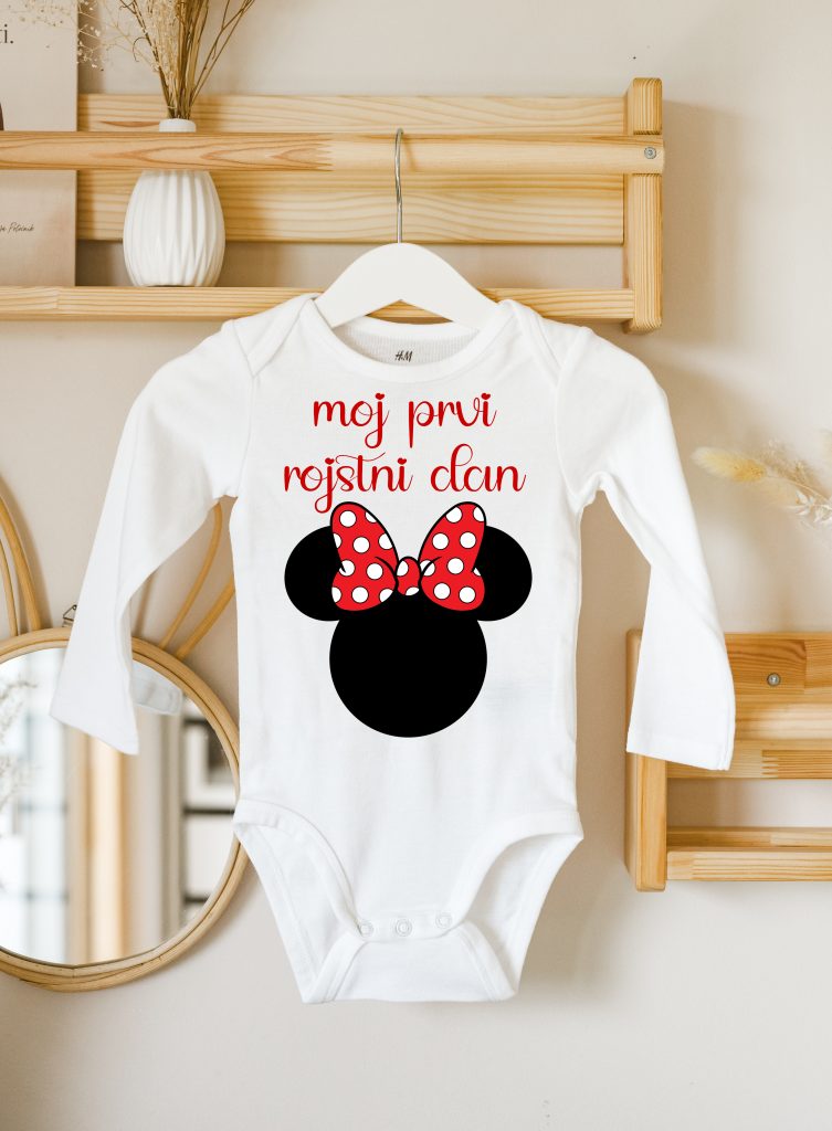 bodi s potiskom moj prvi rojstni dan disney