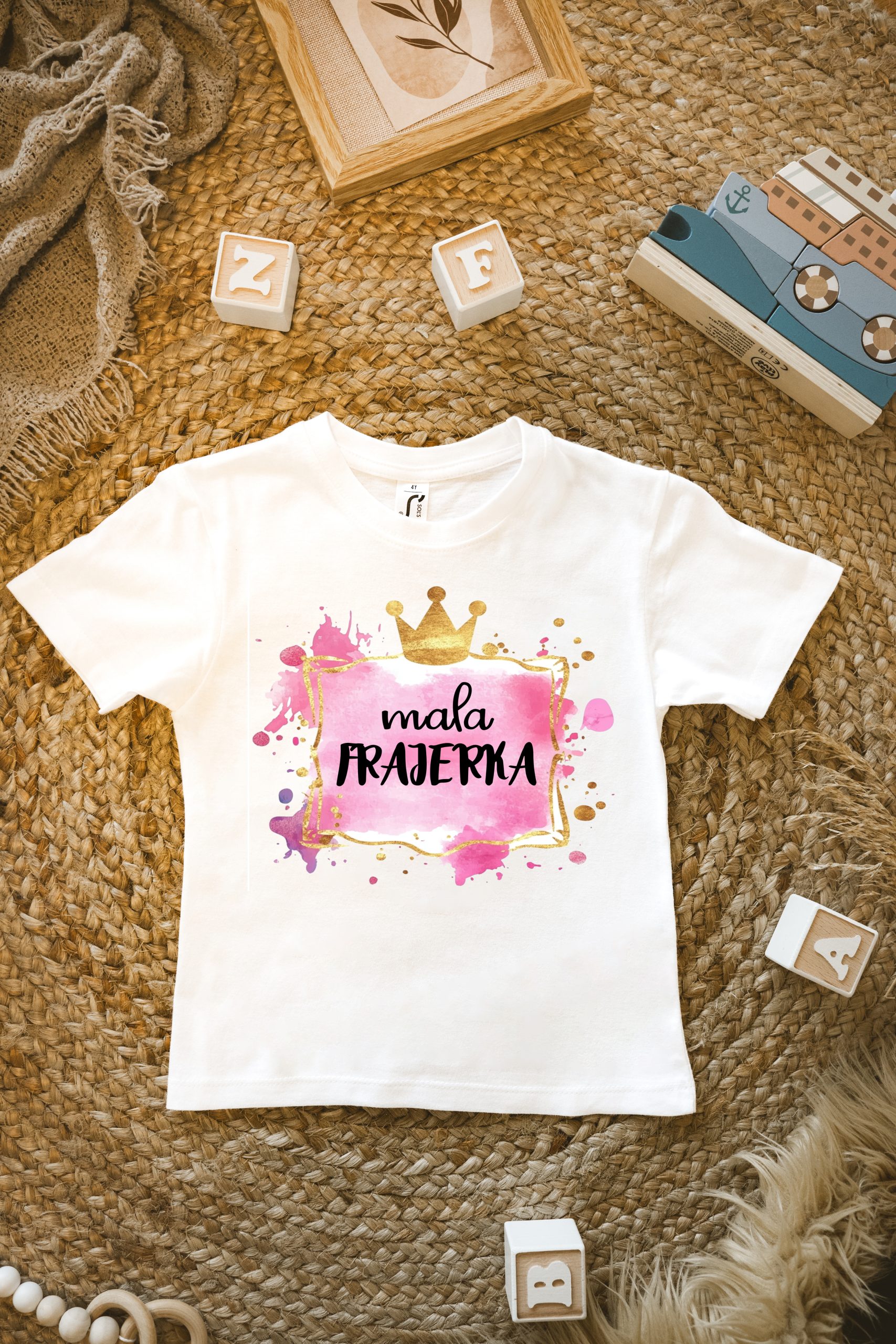 majica - MALA FRAJERKA 1 MAJICA za otroke tisk po naročilu1