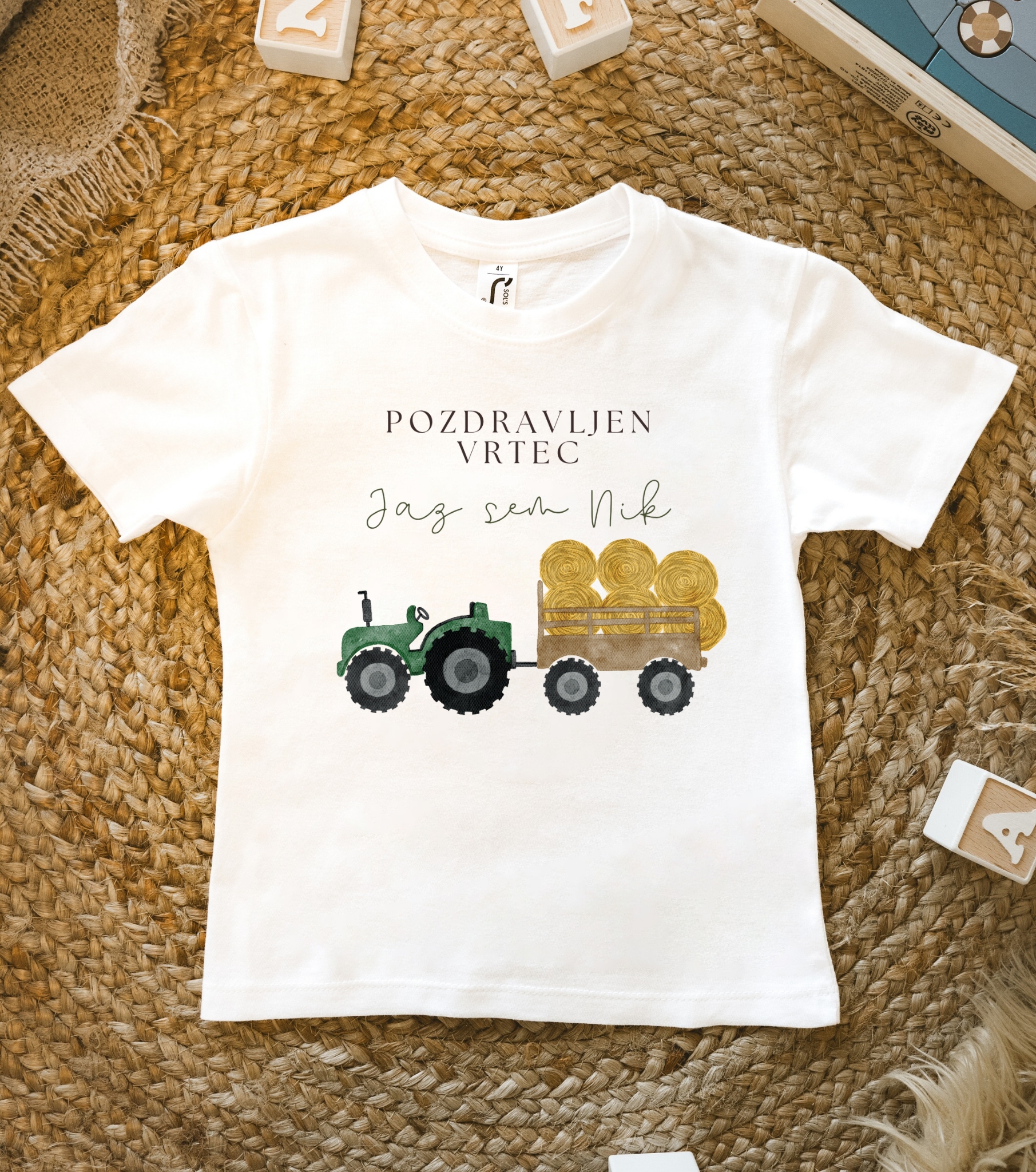otroška majica - POZDRAVLJEN VRTEC 1 otroška majica - POZDRAVLJEN VRTEC